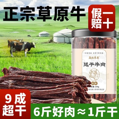 牛肉干风干牛肉内蒙古牛肉干拿货手撕牛肉罐装零食厂家批发代发